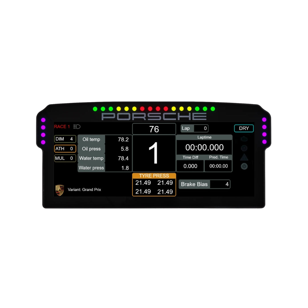 Grid Engineering Porsche 911 GT3 Cup Dashboard Display Unit