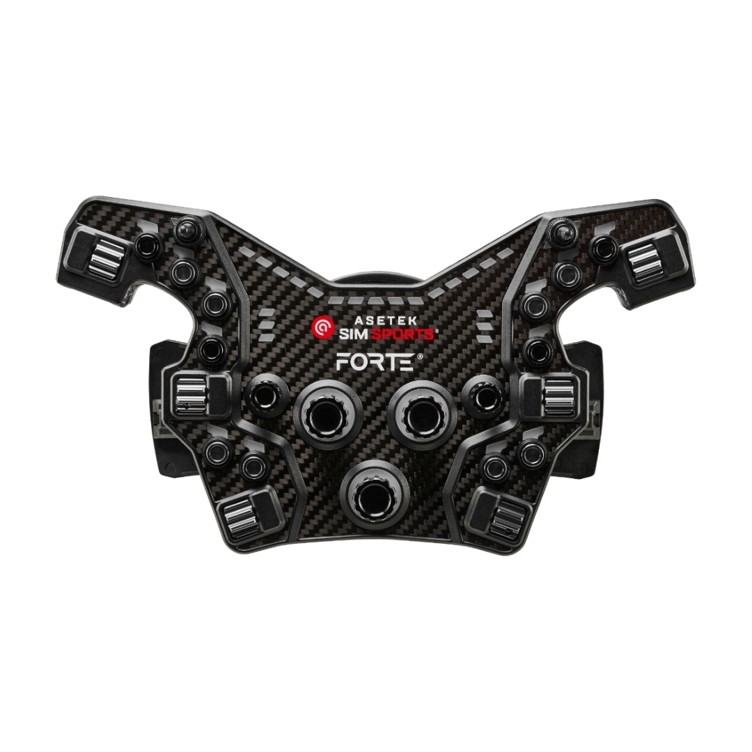 Asetek Forte® Formula Button Box (Black, Aluminum)