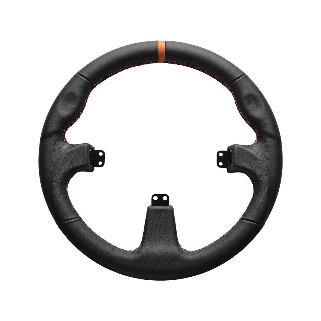 Asetek Round Black Leather Rim