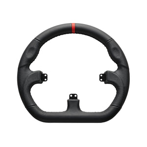 Asetek Closed D Black Leather Rim