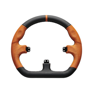Asetek Closed D Orange Leather Rim
