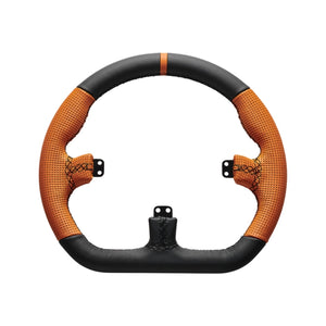 Asetek Closed D Orange Leather Rim