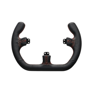 Asetek Open D Black Leather Rim